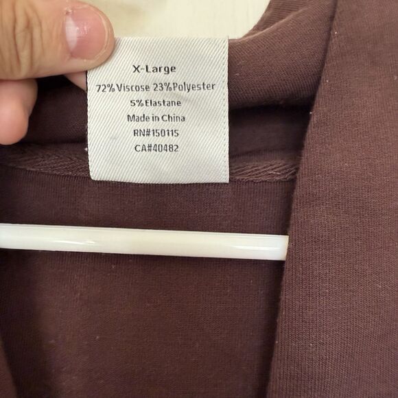 Varley Talia Long Sleeve Doublesoft Jersey Zip Jumpsuit Long Sleeve Lounge Sz XL - Picture 10 of 15